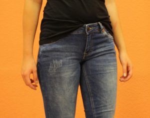 Q/S Jeans mit Used-Look